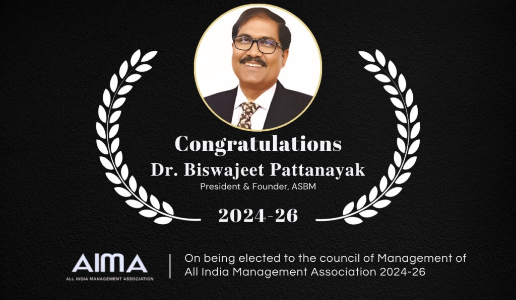 Management Guru Biswajit Patnaik Elected to All India Management Association