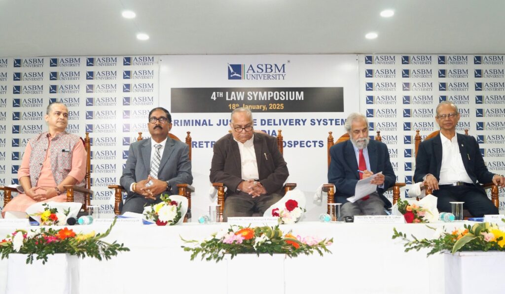 ASBM University's 4th Law Symposium Explores India's Criminal Justice System