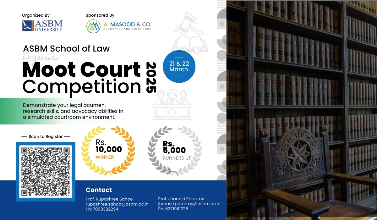 ASBM School of Law to Host Its First Moot Court Competition in March 2025